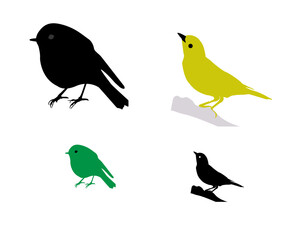 set of birds. A wing  birds set features beautiful and detailed vector illustrations of birds with wings spread in various poses, and digital designs, offering a versatile and artistic collection.