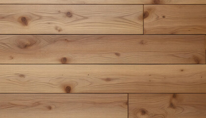 Fototapeta premium Close-up of polished oak wood planks with elegant finish