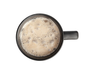 Hot Chocolate Cup, Cacao Mug, Cocoa Beverage, Christmas Drink Glass with Foam, Healthy Breakfast