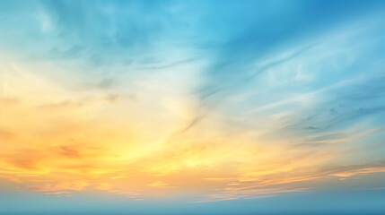 Obraz premium sunset sky and clouds