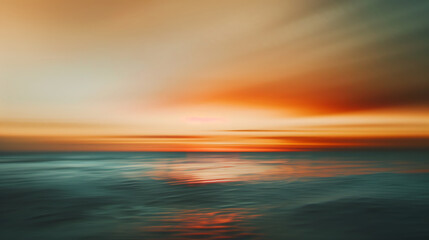 Fototapeta premium sunset over the sea