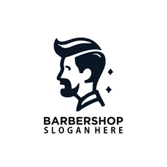barbershop logo minimalist design