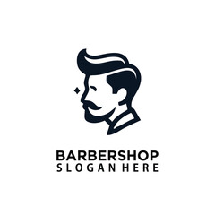 barbershop logo minimalist design