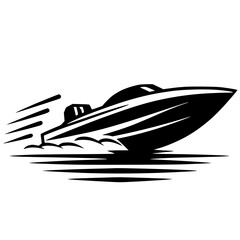 Jet ski silhouette