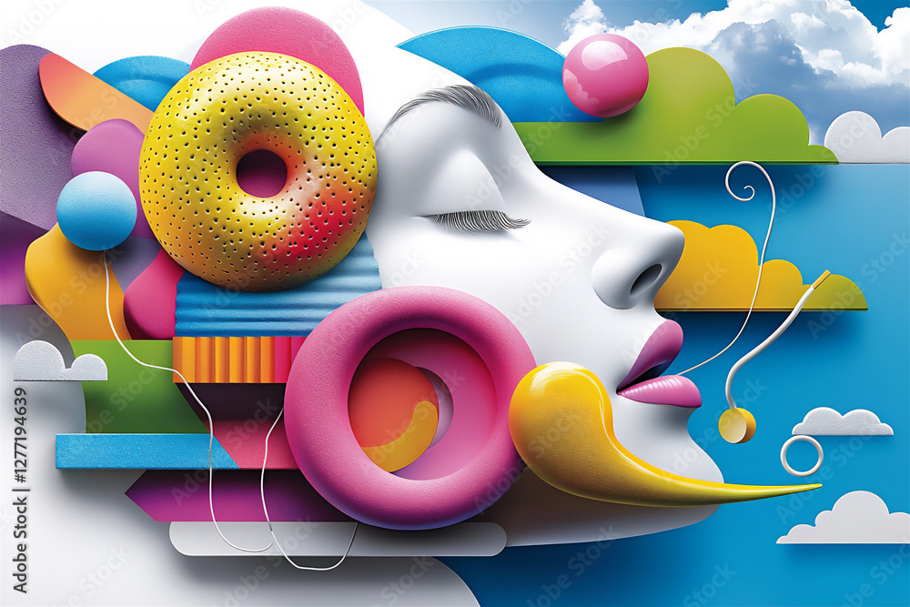 Aufkleber digital illustration for editorial design explore how to create digital i