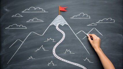 Strategic planning session focused on achieving business goals with emphasis on success measurement and team collaboration to optimize performance and growth potential
