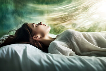 Exploring the Ethereal Landscape Through the Dream Portal of a Sleeping Mind