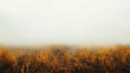 Obraz premium Toxic fertilizer affecting soil and crops in a farm field. Featuring poor crop health and contamination