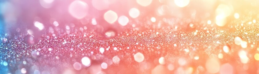 Dazzling bokeh lights background colorful festive display for holiday celebrations and joyful designs