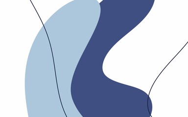 Abstract minimalist background with waves