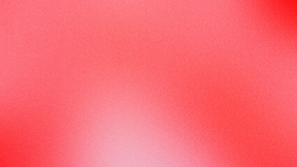 Coral red gradient with grain textured background, grainy noise abstract texture