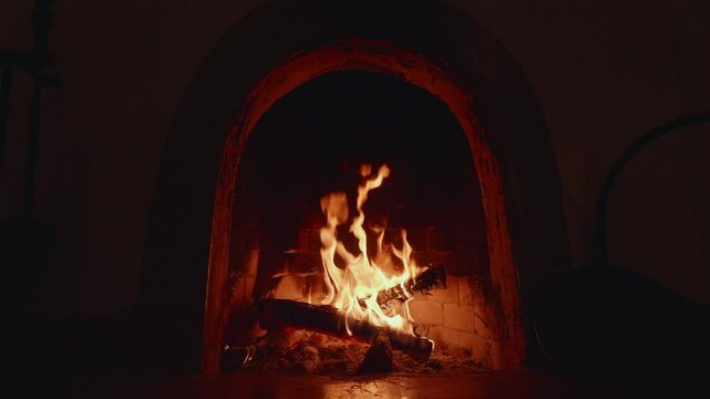 Kiva Fireplace Push in Out