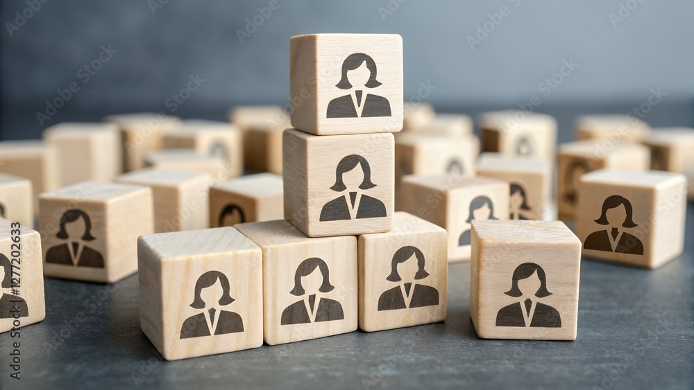 Aufkleber a dynamic team of diverse business professionals collaborating in a modern office environment to dri