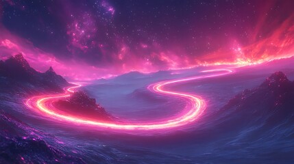 Obraz premium Incredible Cosmic Scene with a Massive Planet and Stunning Atmosphere Photo