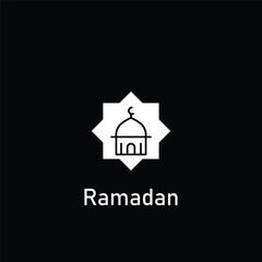 Simple Ramadhan Icon for Festive and Religious Designs