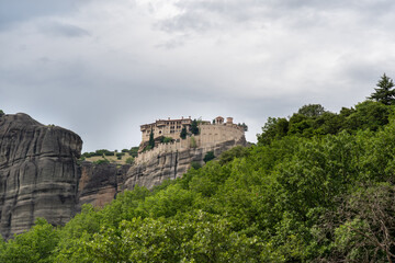 Fototapeta premium meteora monastery greece