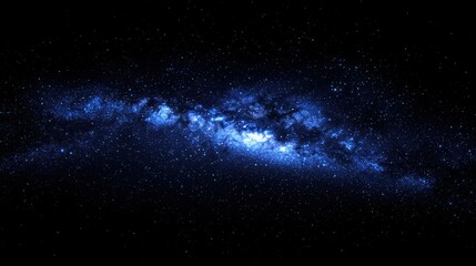 Obraz premium Cosmic expanse, Milky Way galaxy, deep space, night sky