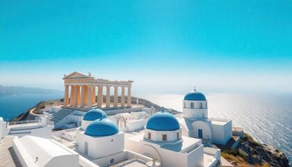 Fototapeta premium santorini island greece