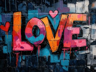 Fun Love Doodle Graffiti Drawing
