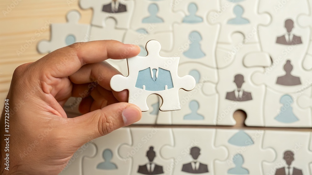 Poster strategies for selecting the right person and building a successful team to foster work environment 