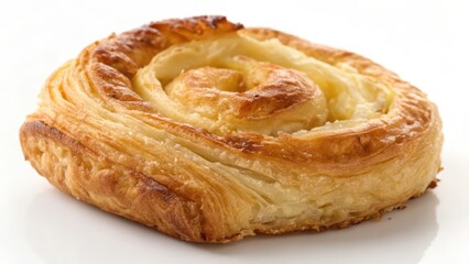 Pastry, swirl, baked, bread, sweet, dessert, food, white background
