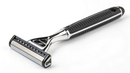 Obraz premium Double-Edge Safety Razor on White Background