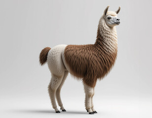 Fototapeta premium Majestic Fluff: Llama Collection