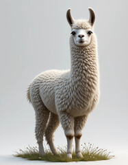 Obraz premium Majestic Fluff: Llama Collection