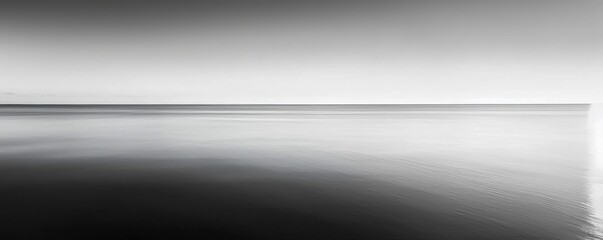 Rippled Seascape: A View of the Sea and Ocean Water Against the Sky