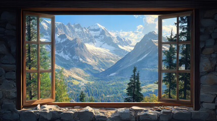 Mountain vacation rentals window views   scenery nature landscape scene scenery wallpaper backdrop