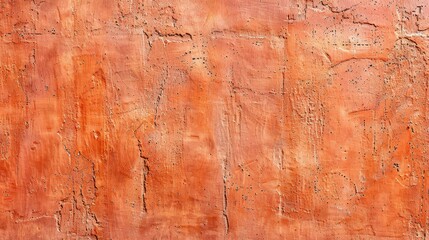 Naklejka premium Explore the rugged beauty of a red, textured concrete wall that embodies grit and urban aesthetic.