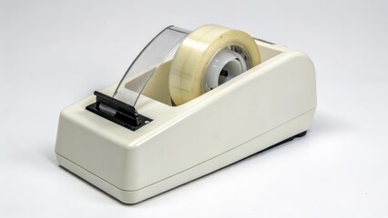 Tape Dispenser on White Background