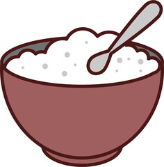 Icon of Rice in a bowl
