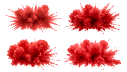 red smoke set png