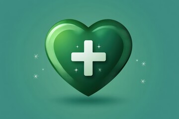 Obraz premium Graphic layout promoting green health and wellness themes for advertising campaigns