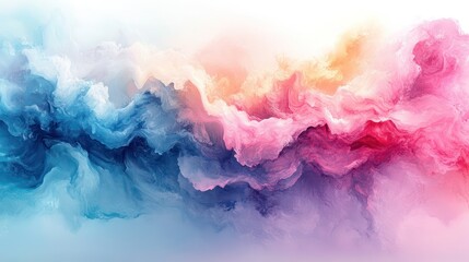 Soft, flowing waves of lilac, teal, and peach blend seamlessly, creating a calming, ever-shifting abstract background.

