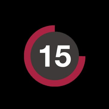 20s &rarr; 10s interval
Countdown timer video material 
(Background transparent)

＊purpose 
Fitness
Exercise 
Etc