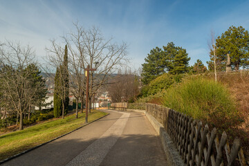Le parc Montjuzet dans la ville de Clermont-Ferrand