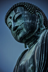 The big Buddha “Daibutsu” at Kotokuin, Kumakura, Japan