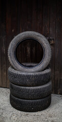Obraz premium tire stack