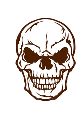 Tete de mort crane halloween