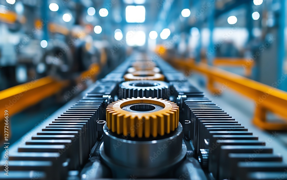 Poster exploring the power of gears in automation