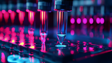 Advanced Vaccine Research Facility with Dynamic Holographic Displays