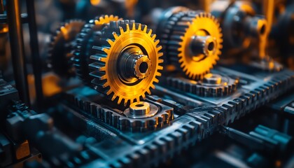 Industrial gears in automation systems