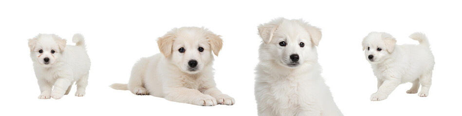 Obraz premium set of puppies png