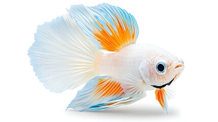 Colorful betta fish swimming