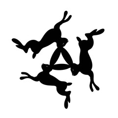 3 hares three rabbits motif  © Jill