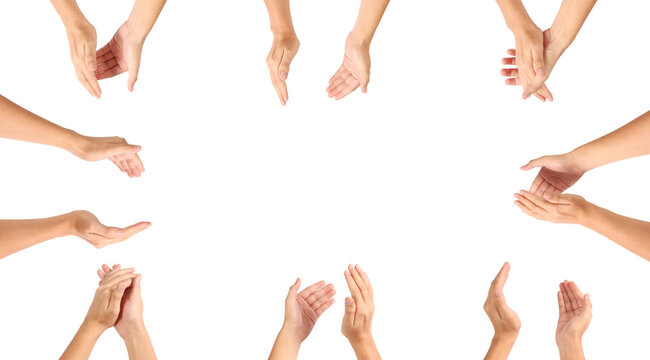 Celebratory hand clapping event studio environment close-up photography positive vibes group interaction engaging atmosphere