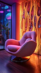 stylish cozy chair interior design high resolution hd picture