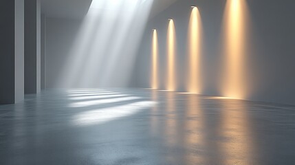 A soft, very light gray background with a subtle glow at the center, creating an elegant, modern, and minimalistic feel.